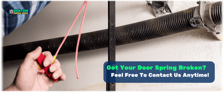 Broken Garage Door Spring Repair Denton TX (940) 400-1232